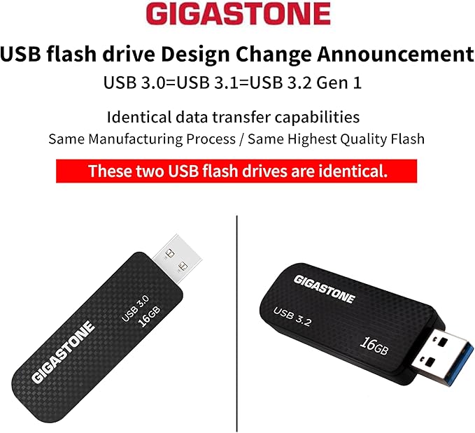 Gigastone Z30 16GB USB3.0 Flash Drive, Capless Retractable Design Pen Drive - Image 2