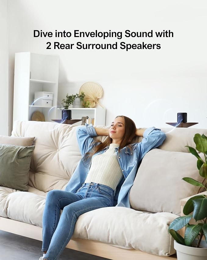 ULTIMEA 5.1ch Sound Bar with Dolby Atmos, Surround Sound System - Image 3