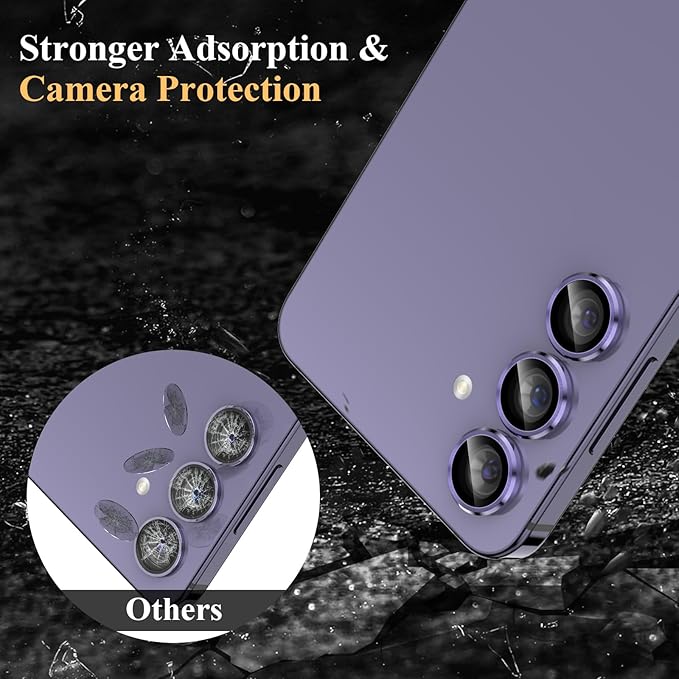 YWXTW Camera Lens Protector for Samsung Galaxy S24 Plus Accessories, 9H - Image 4