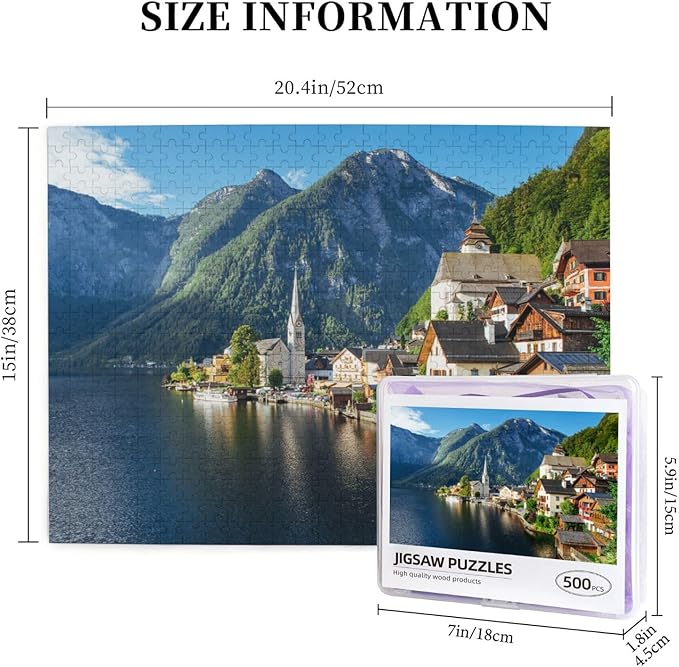 Custom Jigsaw Puzzle from Photos 300/500/1000 Pieces Personalized Wooden - Image 3