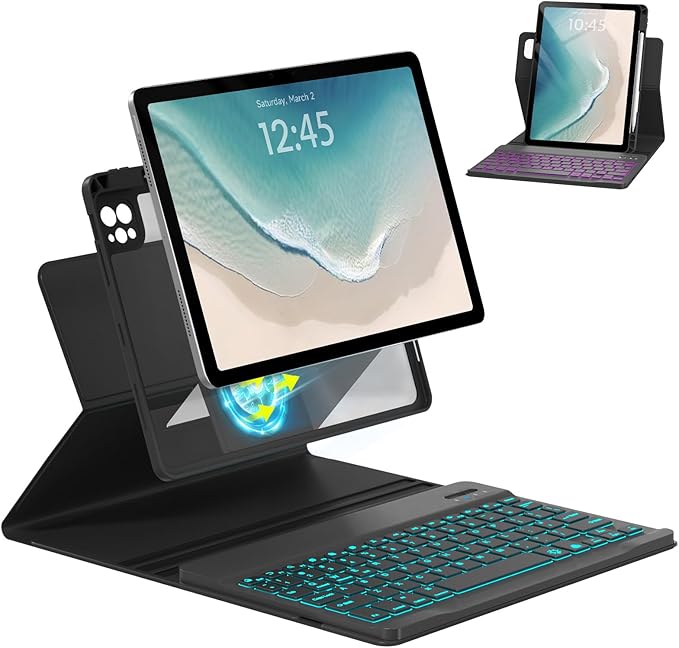 Magnetic Keyboard Case for iPad Air 5th 4th Generation 10.9 inch Pro 11 by OPAKIT