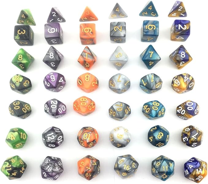 SmartDealsPro Double-Colors Polyhedral Dice Sets - Image 3