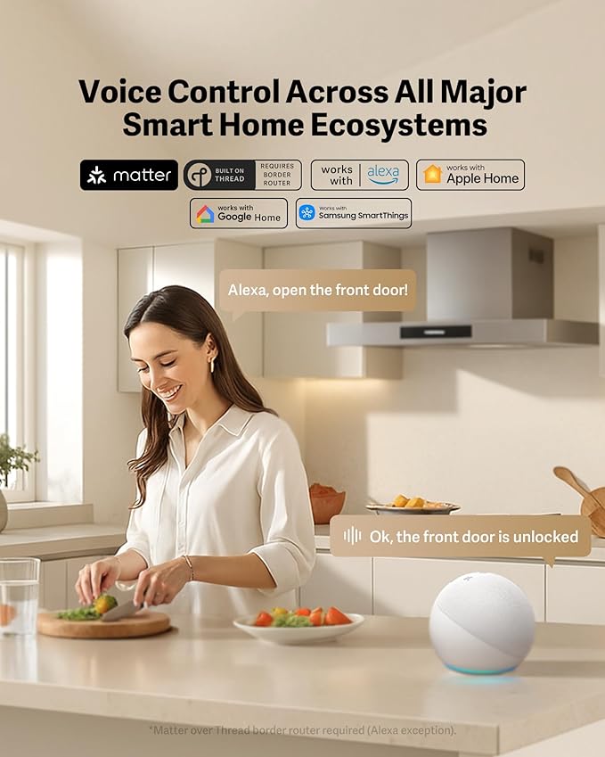 Lockin Veno Smart Lock with Palm Vein, Keyless Entry Smart Locks - Image 6