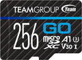 TEAMGROUP GO Card 256GB Micro SDXC UHS-I U3 V30 4K by TEAMGROUP