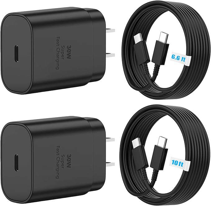 Phone 15 16 Charger, 30W Super Fast Charging, USB C Block Type C Cable Cord by TTC