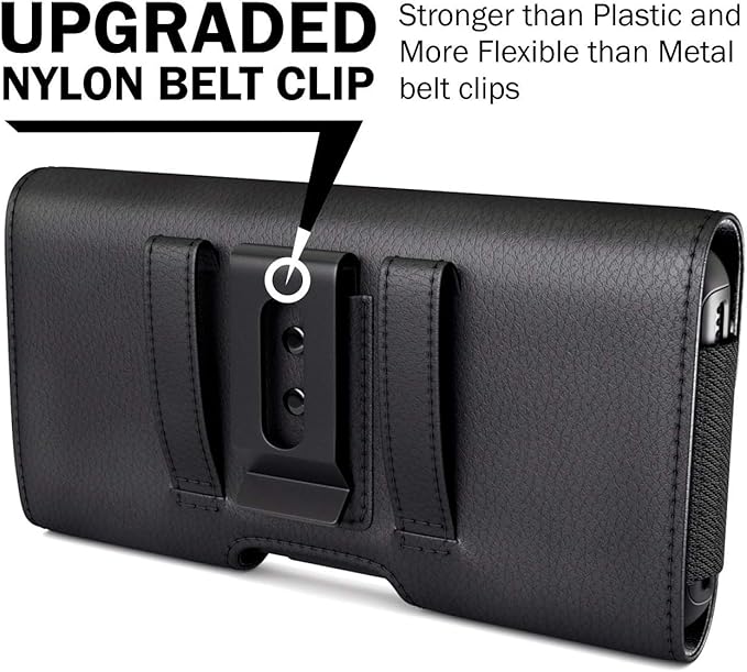 PiTau Holster for iPhone SE, Premium Cell Phone Belt Holder Case - Image 3