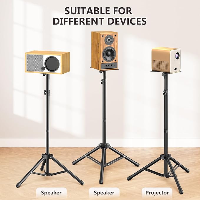 Tripod Speaker Stands with Carry Bag, Foldable - Image 6