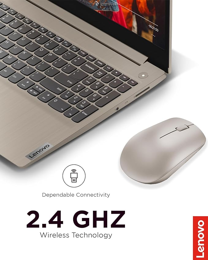 Lenovo 530 Wireless Mouse with Battery, 2.4GHz Nano USB, 1200 DPI Optical Sensor - Image 2