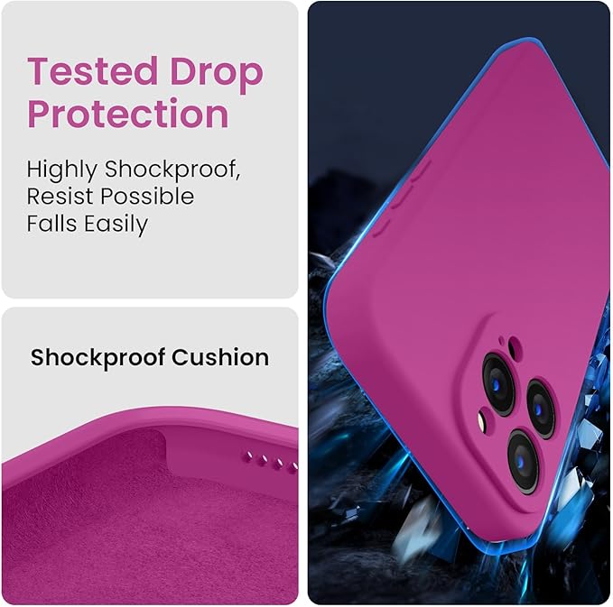 FireNova Designed for iPhone 15 Pro Max Case, Silicone Upgraded Phone Case with - Image 4