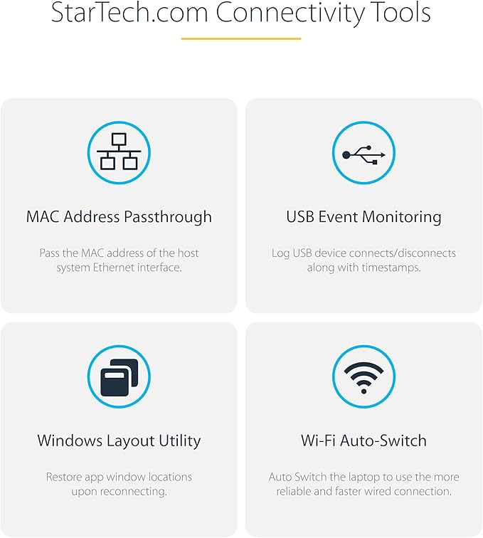 StarTech.com Dual-Laptop USB-C KVM Docking Station, Dual Monitor 4K 60Hz - Image 9