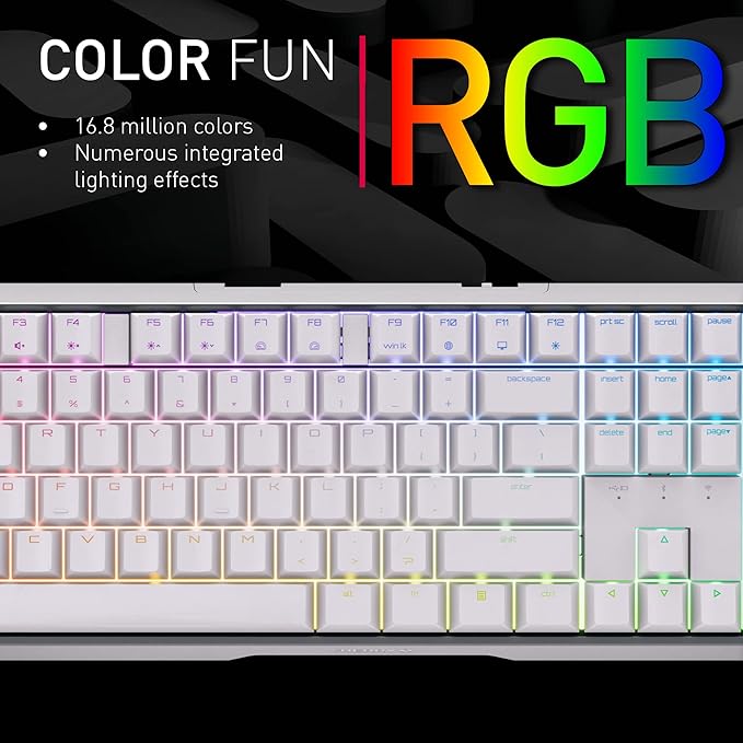 Cherry MX 3.0S Wireless Mechanical Gaming Keyboard. Aluminum Housing Built - Image 6