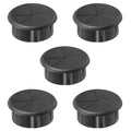 2" Black Desk Grommet, JTemgle Flexible Cable Grommet Rubber Cable Hole Cover by JTemgle