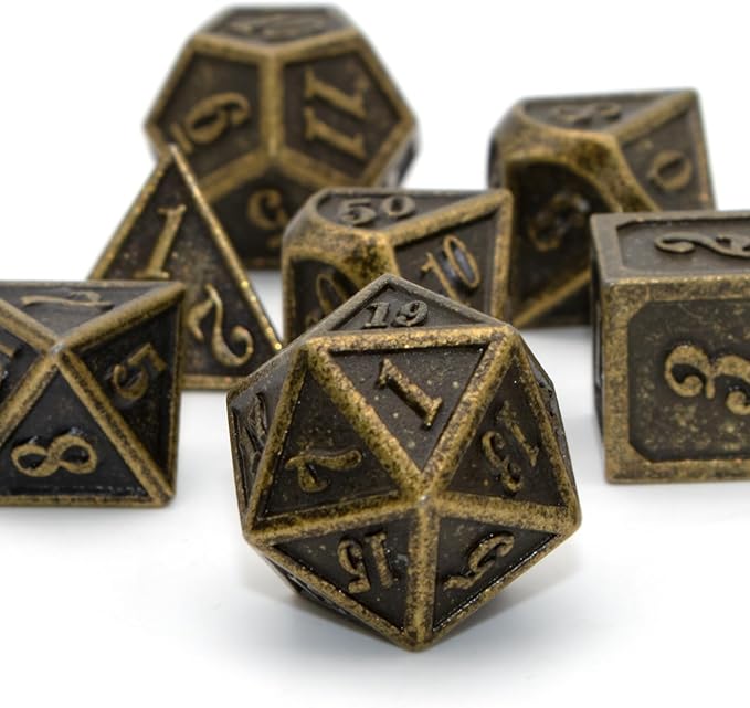 Metal Dice Set, HNCCESG Polyhedral D&D Dice - Image 2