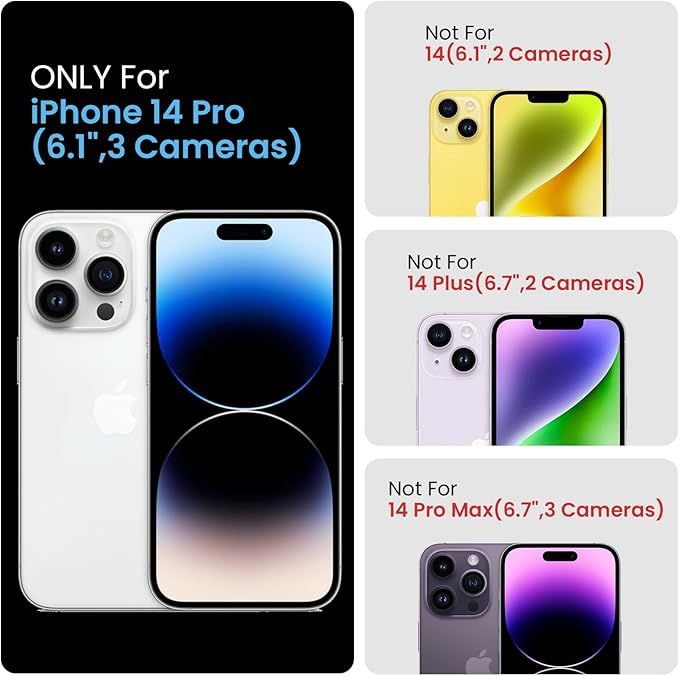 FireNova Designed for iPhone 14 Pro Case, Silicone Upgraded Phone Case with - Image 6