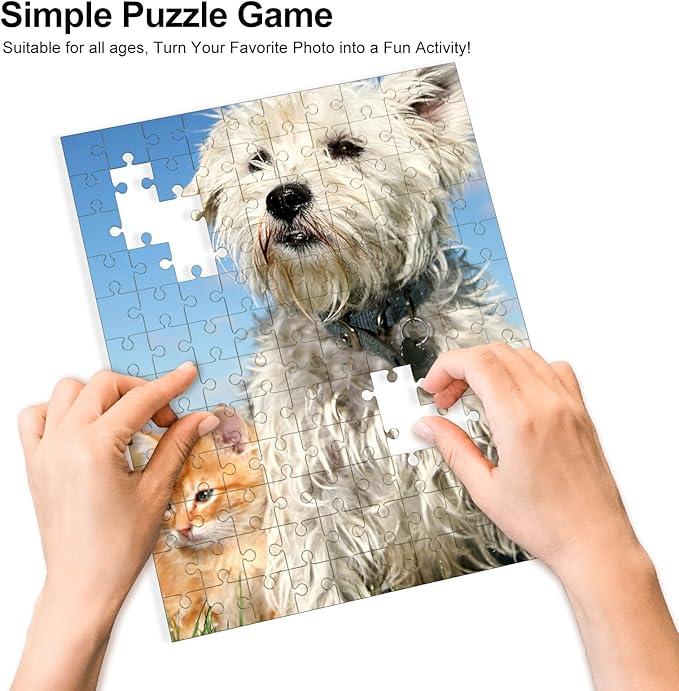 Custom 500 Piece Puzzle for Father's Day, Personalized Puzzle from Photos - Image 4