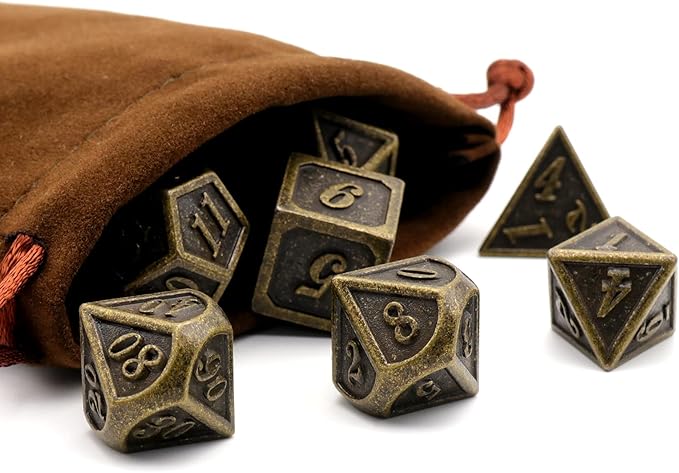 Metal Dice Set, HNCCESG Polyhedral D&D Dice - Image 6