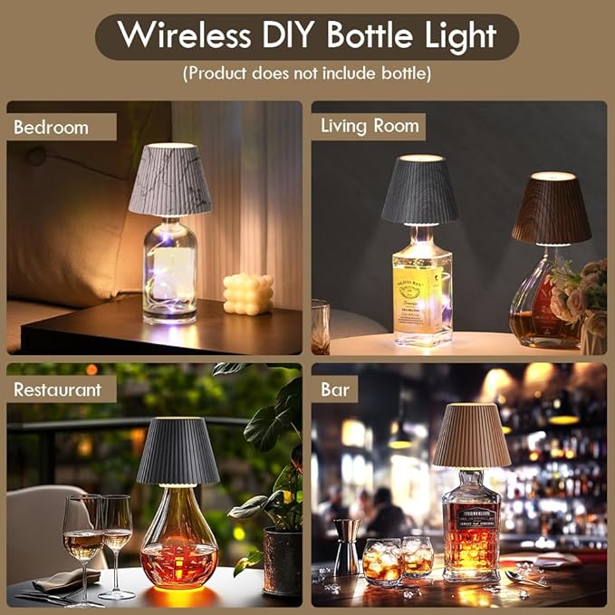 WILIT Wireless Bottle Lamp Shades - Image 2