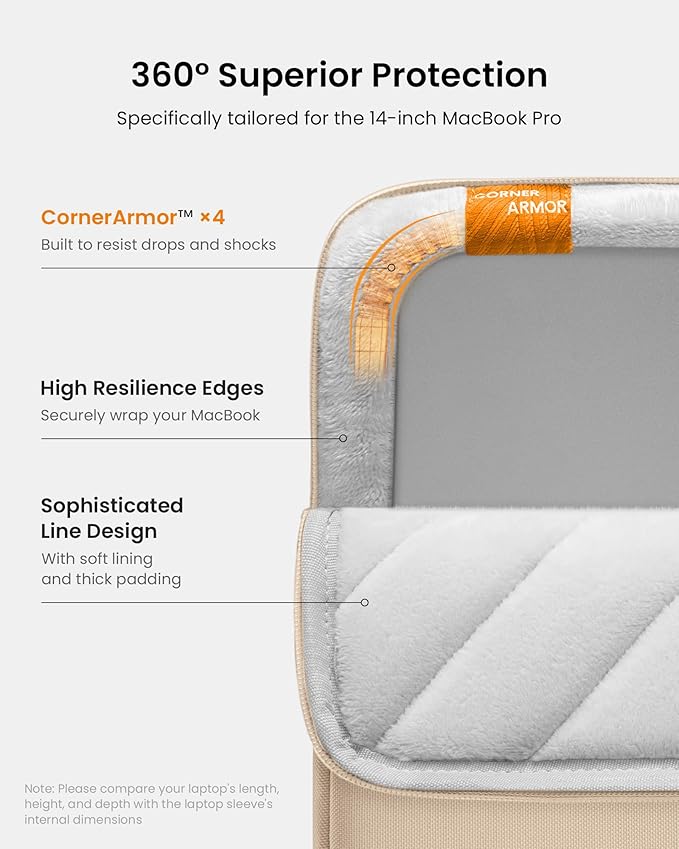 tomtoc 360 Protective Laptop Sleeve - Image 4