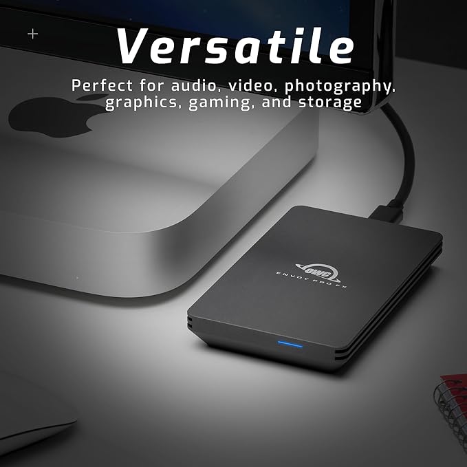 OWC 2TB Envoy Pro FX Portable Rugged External NVMe M.2 SSD Drive Thunderbolt 3 - Image 4