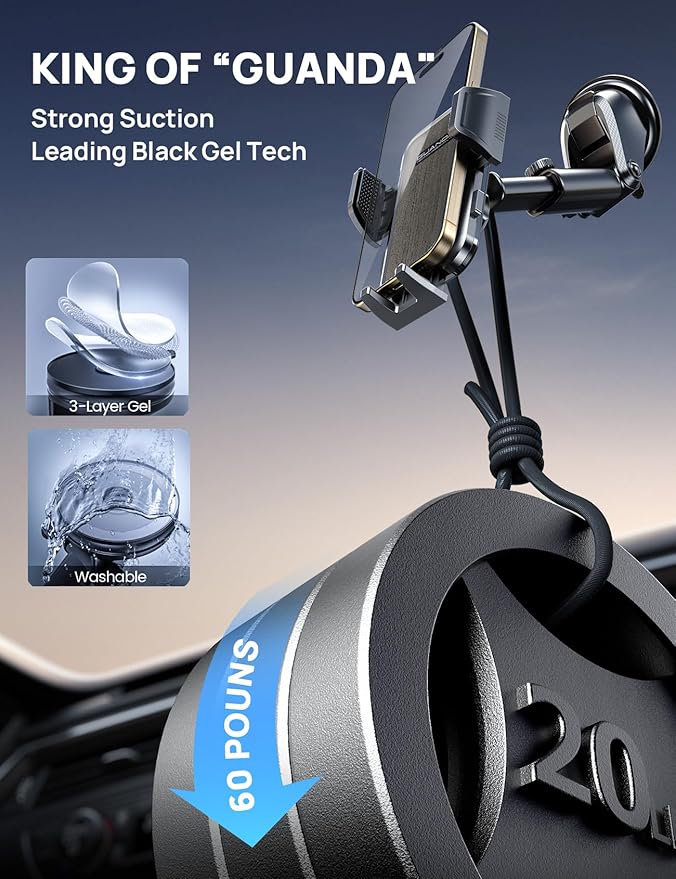 Dashboard Phone Holders for Your Car Phone Holders for Your Car, Non-Slip - Image 3