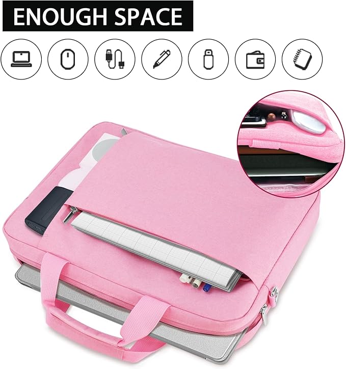Ferkurn Laptop Bag Case for Women Men Computer Bag Compatible - Image 2