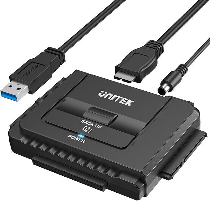 Unitek USB 3.0 to IDE and SATA Converter External Hard Drive Adapter Kit by Unitek