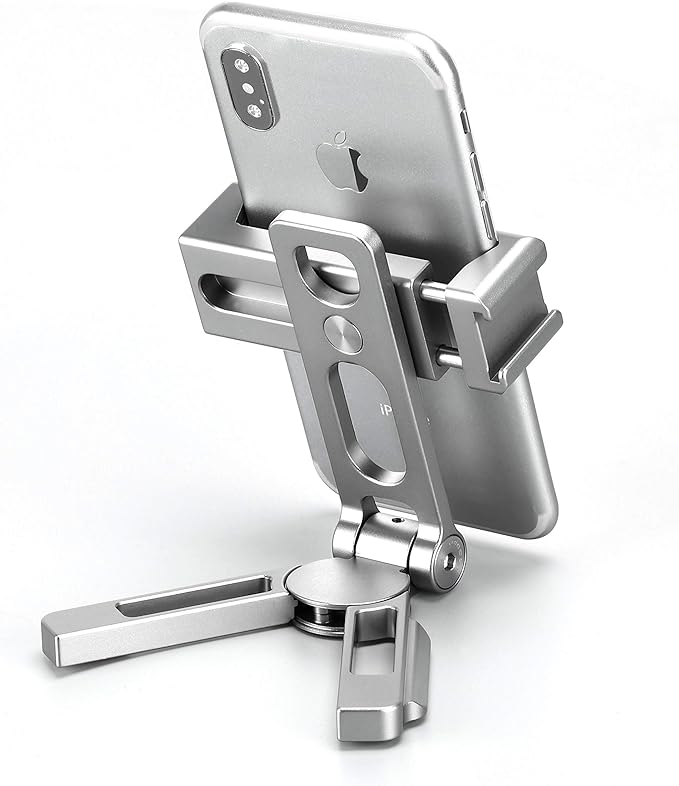 LEOFOTO PS-2 Phone Holder, Cell Phone Stand, Adjustable Angle, Compact and by Leofoto