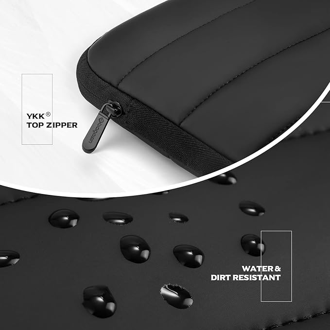 Laptop Sleeve Bag, 15 15.6 16 Inch TSA Laptop Bag Protective Sleeve Waterproof - Image 5