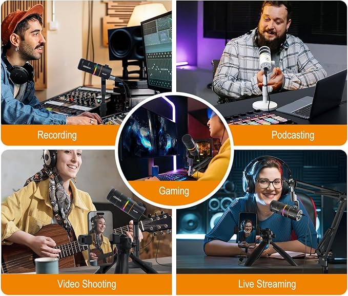 COMICA EJoy D10 A USB/XLR Dynamic Microphone - Image 9