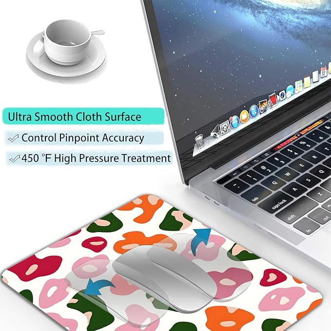 Colorful Abstract Leopard Custom Mouse Pad - Image 4