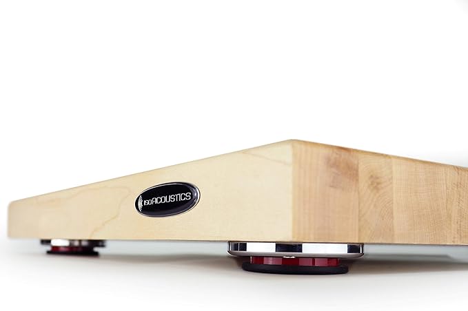 IsoAcoustics Delos Turntable Isolation Butcher Block Series: 1815M1 Maple by IsoAcoustics