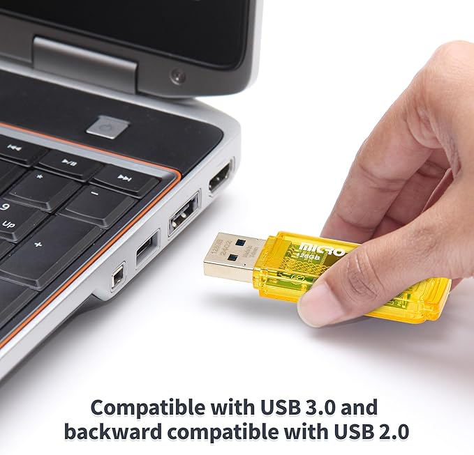 INLAND Micro Center SuperSpeed 128GB 5-Pack Ultra Flash Drive USB 3.0/USB 3.1 - Image 4