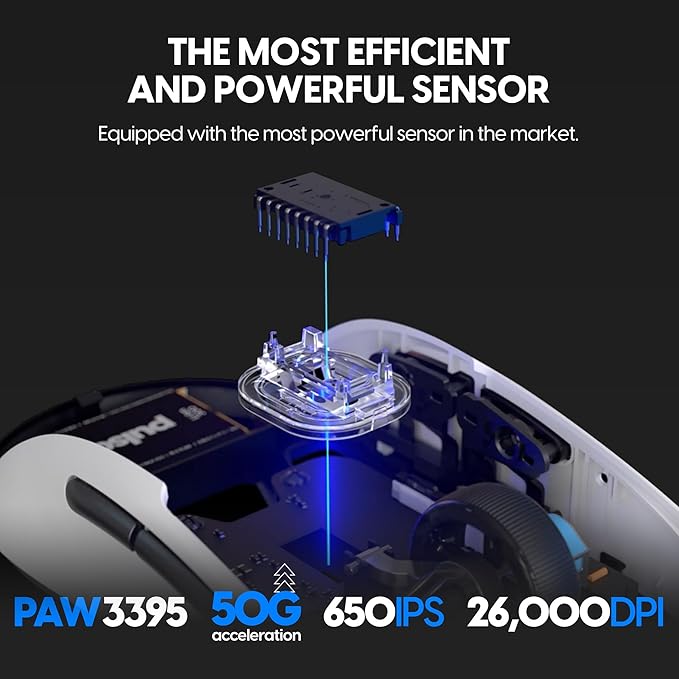 Pulsar Gaming Gears X2A mini Wireless Gaming Mouse, Ultra Lightweight 1.94 oz - Image 7