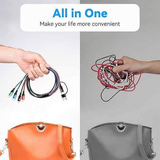 5 in 1 Multi Charging Cable 3.5A - Image 5