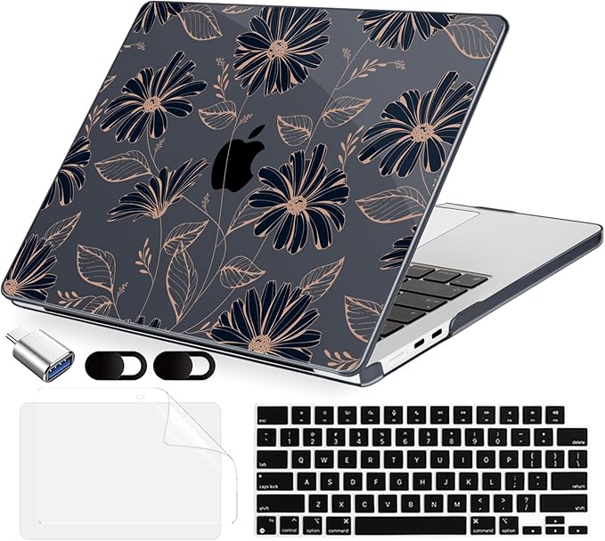 Compatible with MacBook Air 15 inch Case, M4 A3241/M3 A3114/M2 A2941, Hard Shell by MecBevia