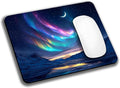 Night Sky Aurora Mountains Mouse Pads by EASTSMOOTH