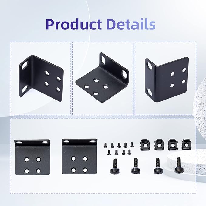 19" Rack Mount Kit for 17.3 inch Wide Switches, Compatible - Image 5