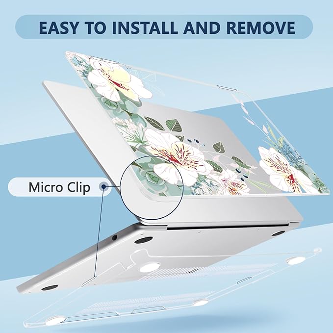 Compatible with MacBook Air 15 inch Case, M4 A3241/M3 A3114/M2 A2941, Hard Shell - Image 3