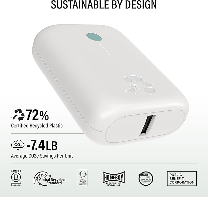 Nimble Champ Lite Portable Charger, 5200mAh Fast Charging Power Bank 15W USB C - Image 8