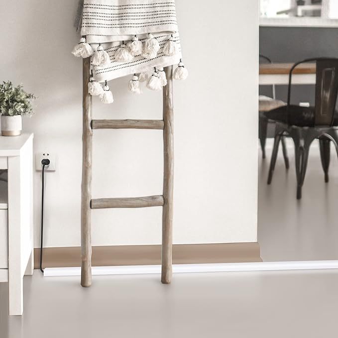 Cord Cover Floor 6ft White, PVC Floor Cable Cover, Cord Hider Floor Cord - Image 5