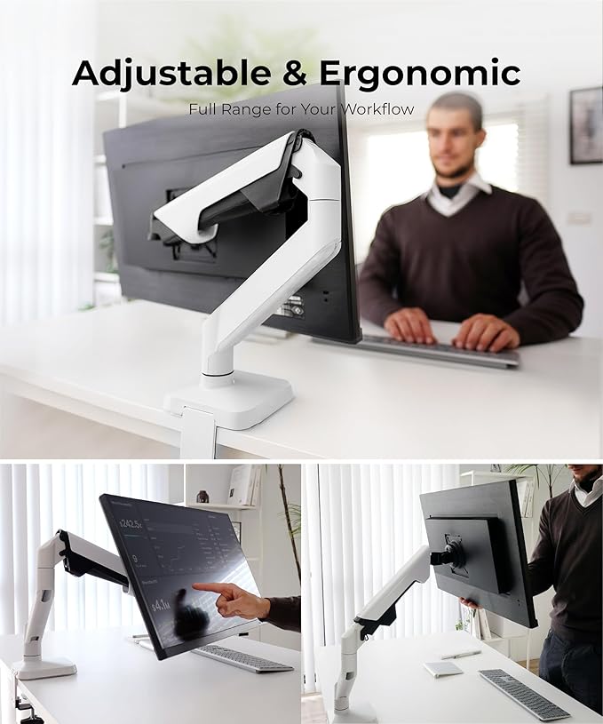 Heavy Duty Monitor Arm Desk Mount - Image 6