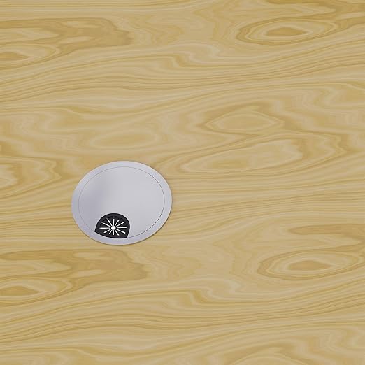 Desk Grommet 2 Inch 50mm, Zinc Alloy Computer Desk Wire Hole Cover, Office - Image 5