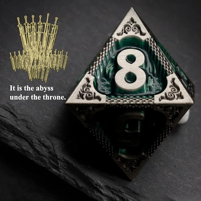 Haxtec DND Dice Set Metal D&D Dice Set - Image 3