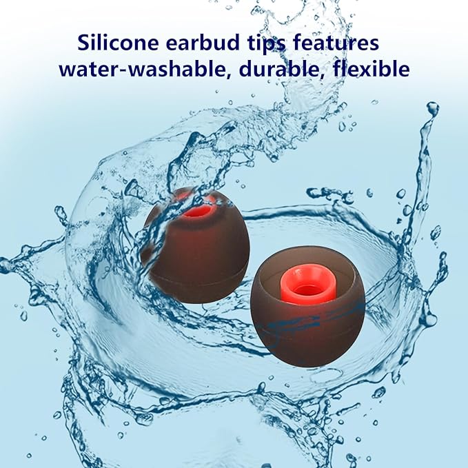 Earbud Replacement Tips Silicone Earbud Tips Ear Tips Fit - Image 4