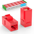 CAT6 RJ45 Keystone Coupler, Cat6 Keystone Jack Female to Female, Cat 6 Inline by Unknown