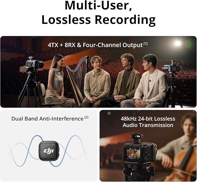 DJI Mic 3, Wireless Microphone for iPhone/Camera/Android, Ultralight, Adaptive - Image 2