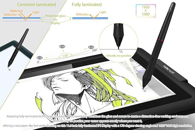 XPPen Artist12 Pro 11.6" Drawing Tablet - Image 3