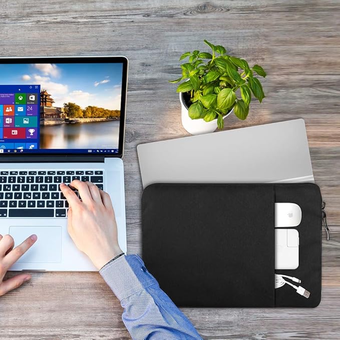 UPERFECT 16.1-inch Polyester Laptop Sleeve Protective Case Vertical Style - Image 5