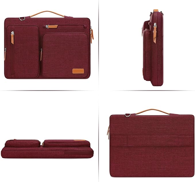 MOSISO 360 Protective Laptop Shoulder Bag, 13-13.3 inch Computer Bag Compatible - Image 5
