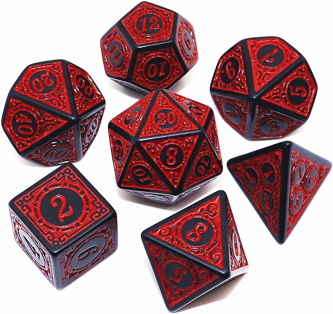 Polyhedral DND Dice Set, 5 Pack Dice Sets Fit - Image 2